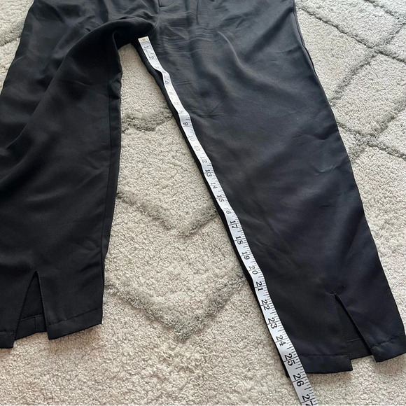 Ted Baker black trousers Ninette High Waist Carrot Leg Pants high rise taper 8 - Picture 3 of 11